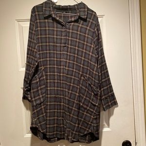 Tulip Flannel Dress